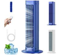 Breezamax, Breeze Max Air Cooler, Qinux Brizaac - Beat the Scorching Heat & Humidity Instantly (Blue, Charging)