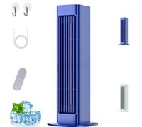 Breezamax, Breeze Max Air Cooler, Ultra Quiet Breeze Max Air Cooler, Qinux Brizaac - Beat The Scorching Heat & Humidity Instantly (blue,Charging)