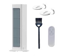 Breezamax - Qinux Breeza MAX Fan Air Cooler, Qinux Brizaac Acondicionado, Mini Aire Acondicionado Portatil, 3 Velocidades Ventilador Enfriador de Aire, para Dormitorio, Oficina, Cocina