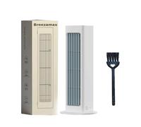Breezamax, Qinux Breezamax, Qinux Brizaac - Beat the Scorching Heat & Humidity Instantly, Climatizador Evaporativo con Control Remoto - Ventilador de Agua, Enfriador de Aire (Blanco, Plug-in)