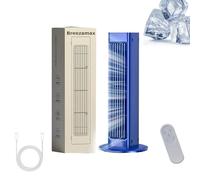 Breezamax, Qinuxs Breezamax, Qinuxs Brizaac - Beat the Scorching Heat & Humidity Instantly, Small Ultra Quiet Energy Efficient, Portable Air Conditioning Fan Desktop Shaking (Blue)