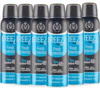 BREEZE Ambientador Breeze para hombre, 6 x 150 ml