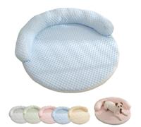 Breeze Bed for Cats, LapCatz Breeze Bed, Summer Ice-Silk Pet Cooling Mat, Breathable and Cool Round Pet Mat for Cat and Dog (Blue,70cm)