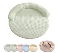 Breeze Bed for Cats, LapCatz Breeze Bed, Summer Ice-Silk Pet Cooling Mat, Breathable and Cool Round Pet Mat for Cat and Dog (Green,90cm)