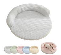 Breeze Bed for Cats, LapCatz Breeze Bed, Summer Ice-Silk Pet Cooling Mat, Breathable and Cool Round Pet Mat for Cat and Dog (Gray,90cm)
