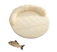 Breeze Bed For Cats, Lapcatz Breeze Cat Bed, Cooling Cat, With Memory Foam - Heat-Dissipating Fabric, Breathable Design Prevents Overheating, Machine Washablesuitable For Most Cats (Beige, 90cm)