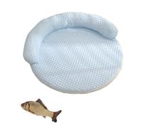 Breeze Bed For Cats, Lapcatz Breeze Cat Bed, Cooling Cat, With Memory Foam - Heat-Dissipating Fabric, Breathable Design Prevents Overheating, Machine Washablesuitable For Most Cats (blue, 60cm)