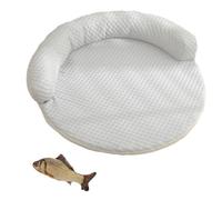 Breeze Bed For Cats, Lapcatz Breeze Cat Bed, Cooling Cat, With Memory Foam - Heat-Dissipating Fabric, Breathable Design Prevents Overheating, Machine Washablesuitable For Most Cats (grey, 50cm)