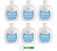 Breeze Freschezza Talcata Desodorante Squeeze, desodorante sin gas y sin sales de aluminio, desodorante perfumado 48 horas, 100 ml + llavero Beni Culinari gratuito