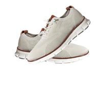 Breeze Men's Lightweight Mesh Casual Dress Sneakers - Breathable Walking Shoes for Work, Travel, and Everyday Wear (Beige,40)
