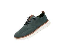 Breeze Men's Lightweight Mesh Casual Dress Sneakers, Soft Sole Business Casual Shoes for Travel, Office, Daily Wear (Light Green,47)