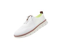 Breeze Men's Lightweight Mesh Casual Dress Sneakers, Soft Sole Business Casual Shoes for Travel, Office, Daily Wear (White,45)