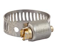 Breeze Miniature Stainless Steel Hose Clamp Worm-Drive SAE Size 6 7/16"""" to 25/32"""" Diameter Range 5/16"""" Bandwidth (Pack of 10)