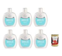 Breeze Neutro Squeeze, desodorante sin gas y sin sales de aluminio, desodorante perfumado 48 horas, 6 x 100 ml + Polpa italiana Gourmet 400 g