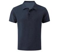 Breeze Shirts for Men Ultra Comfortable Polo Shirt Textured Breathable, Quick Dry Refreshing Silky (Navy Blue,S)