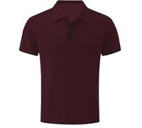 Breeze Shirts for Men Ultra Comfortable Polo Shirt Textured Breathable, Quick Dry Refreshing Silky (Red,XXL)
