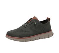 Breeze Shoes for Men, Lightweight Breathable Casual Oxfords, Comfortable Mesh Dress Sneakers for Walking & Business Travel (Military Green,44)