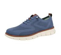 Breeze Shoes for Men, Lightweight Breathable Casual Oxfords, Comfortable Mesh Dress Sneakers for Walking & Business Travel (Sky Blue,48)