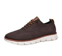 Breeze Shoes Oxford para Hombre con Cordones, Ligeros, Informales, cómodos, Zapatos para Caminar, Urban Breeze, Zapatillas de Deporte de Malla para Hombre, Zapatos de Negocios (marrón,43)
