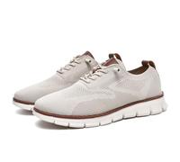 Breeze Shoes Oxford para Hombre con Cordones, Ligeros, Informales, cómodos, Zapatos para Caminar, Urban Breeze, Zapatillas de Deporte de Malla para Hombre, Zapatos de Negocios (marrón Claro,47)