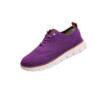 Breeze Shoes Women, Walking Shoes for Women, Lightweight Breathable Comfortable Mesh Dress Sneakers (Purple,41)