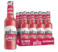 BREEZER Crisp Watermelon Bebidas Alcohólicas con Sabor a Sandía, 4% Vol., 27,5 cl / 275 ml (Pack de 24), Alcohol Premezclado Listo para Beber