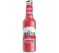 BREEZER Crisp Watermelon Bebidas Alcohólicas con Sabor a Sandía, 4% Vol., 27,5 cl / 275 ml (Pack de 24), Alcohol Premezclado Listo para Beber