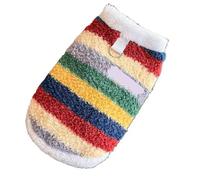 Breezy Gauze Pet Clothes - Rayas de impresión completa para perros pequeños y gatos en climas templados (color 1, M (2,5-4 kg))