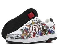 Breezy Rollers Zapatos con Ruedas para Niños | Zapatillas-Patines Infantiles | De Zapatos Callejeros a Patines en Segundos | Sistema de Clic Patentado | Zapatillas con Ruedas para Niñas y Niños