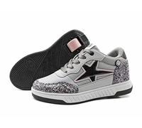 Breezy Rollers Zapatos con Ruedas para Niños | Zapatillas-Patines Infantiles | De Zapatos Callejeros a Patines en Segundos | Sistema de Clic Patentado | Zapatillas con Ruedas para Niñas y Niños