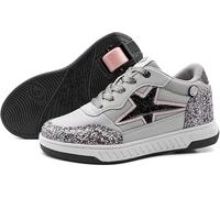 Breezy Rollers Zapatos con Ruedas para Niños | Zapatillas-Patines Infantiles | De Zapatos Callejeros a Patines en Segundos | Sistema de Clic Patentado | Zapatillas con Ruedas para Niñas y Niños