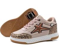 Breezy Rollers Zapatos con Ruedas para Niños | Zapatillas-Patines Infantiles | De Zapatos Callejeros a Patines en Segundos | Sistema de Clic Patentado | Zapatillas con Ruedas para Niñas y Niños