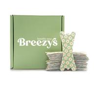 Breezys Tiras nasales | Bonita cinta de respiración nasal para dormir mejor, solución anti ronquidos, alivio de la congestión nasal, extra fuerte y cómodo ajuste universal, 25 unidades