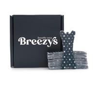 Breezys Tiras nasales | Bonita cinta de respiración nasal para dormir mejor, solución anti ronquidos, alivio de la congestión nasal, extra fuerte y cómodo ajuste universal, 25 unidades (noche