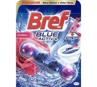 Bref WC Poder Activo Blue Activ Floral 50 gr, Pack de 5 - Total: 250 gr