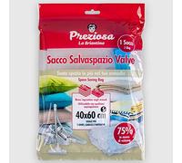 Bref Sacco Salvaspazio Valve 45X60 Cmlo Stoppino In Fibre Naturali È Raddrizzato E Centrato A Mano Per Assicurarne Un'Ottima Combustione 100 ml