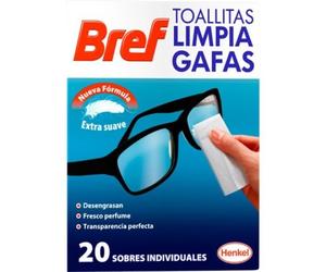 Bref Toallitas Limpia Gafas Pack 20