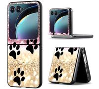 BREIDMKFM Funda para Motorola Razr 2025, bonita funda protectora delgada y delgada de policarbonato duro, antiarañazos, a prueba de golpes, soporte de carga inalámbrica, funda protectora para Moto