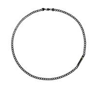 BREIL Joya TJ3966 de la colección ABARTH, COLLARES DE HOMBRE en color ACERO, FIBRA DE CARBONO, ORO y NEGRO, talla 52, SIN PIEDRAS