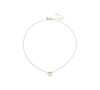 BREIL, Colección B&ME, Collar para Mujer, Cadena con Colgante de Corazón en Acero Pulido, Cierre de Mosquetón, Largo Ajustable hasta 42 cm, Idea de Regalo para Mujer