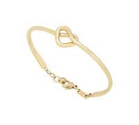 BREIL, Colección B&ME, Pulsera para Mujer, Pulsera Rígida en Acero IP Dorado, con Diseño Minimalista, Refinado y Simbólico en Forma de Corazón, Idea de Regalo para Mujer, Talla Pequeña