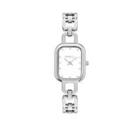 BREIL, Colección Bon Ton, Reloj para Mujer en Acero Pulido, Caja Cuadrada y Esfera de Cristal, Cierre de Joyería, Caja de 22 x 28 mm