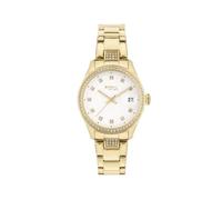 BREIL, Colección Classic Elegance, Reloj de Mujer Only Time, Esfera Blanca con Cristales Brillantes, Práctico Cierre desplegable de 19 cm, Ideas de Regalos para Mujer