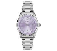BREIL, Colección Classic Elegance, Reloj para Mujer, Movimiento de Cuarzo Only Time, con Correa de Acero, Esfera Redonda, Cierre Plegable, Diámetro 30 mm, Color Lavanda Digital