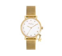 BREIL, Colección Emily, Reloj de Mujer con Hora en Acero, Charm y Cristales, Pulsera de Malla con Efecto Diamante, Caja de 30 mm, Cierre Deslizante, Idea de Regalo para Mujer