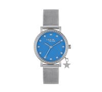 BREIL, Colección Emily, Reloj de Mujer con Hora en Acero, Charm y Cristales, Pulsera de Malla con Efecto Diamante, Caja de 30 mm, Cierre Deslizante, Idea de Regalo para Mujer