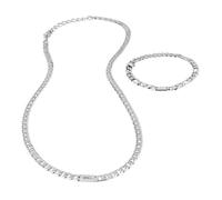 Breil Colección Groovy Gift Set, Hombre de acero, joya ideas regalo hombre, Talla única, Acero aleado, No es una piedra preciosa