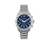 BREIL, Colección Grow Up, Cronógrafo de Acero para Hombre con una estética decidida, Caja de 37 mm, Resistente al Agua hasta 50 ATM, Cristal Mineral, Movimiento de Cuarzo PE902