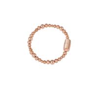 BREIL, Colección Magnetic, Pulsera Sol Pequeña, en Acero IP Rosa, con Pequeñas Esferas en Doble Diamante y Acabado Pulido, Práctico Cierre Imán, Color Oro Rosa, Tamaño 19 Cm