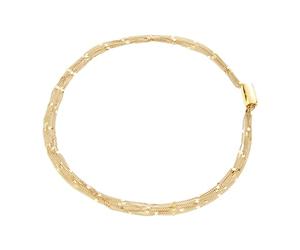 BREIL, Colección Magnetica System, Collar De Mujer Cometa Mediano, Gargantilla De Acero Pulido Dorado, Con Práctico Cierre Imán, Color Dorado, Talla 45 Cm, Idea De Regalo Para Mujer
